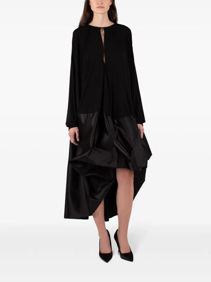 Monroe Draped Asymmetric Dress