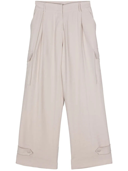 Wide-Leg Cargo Pants