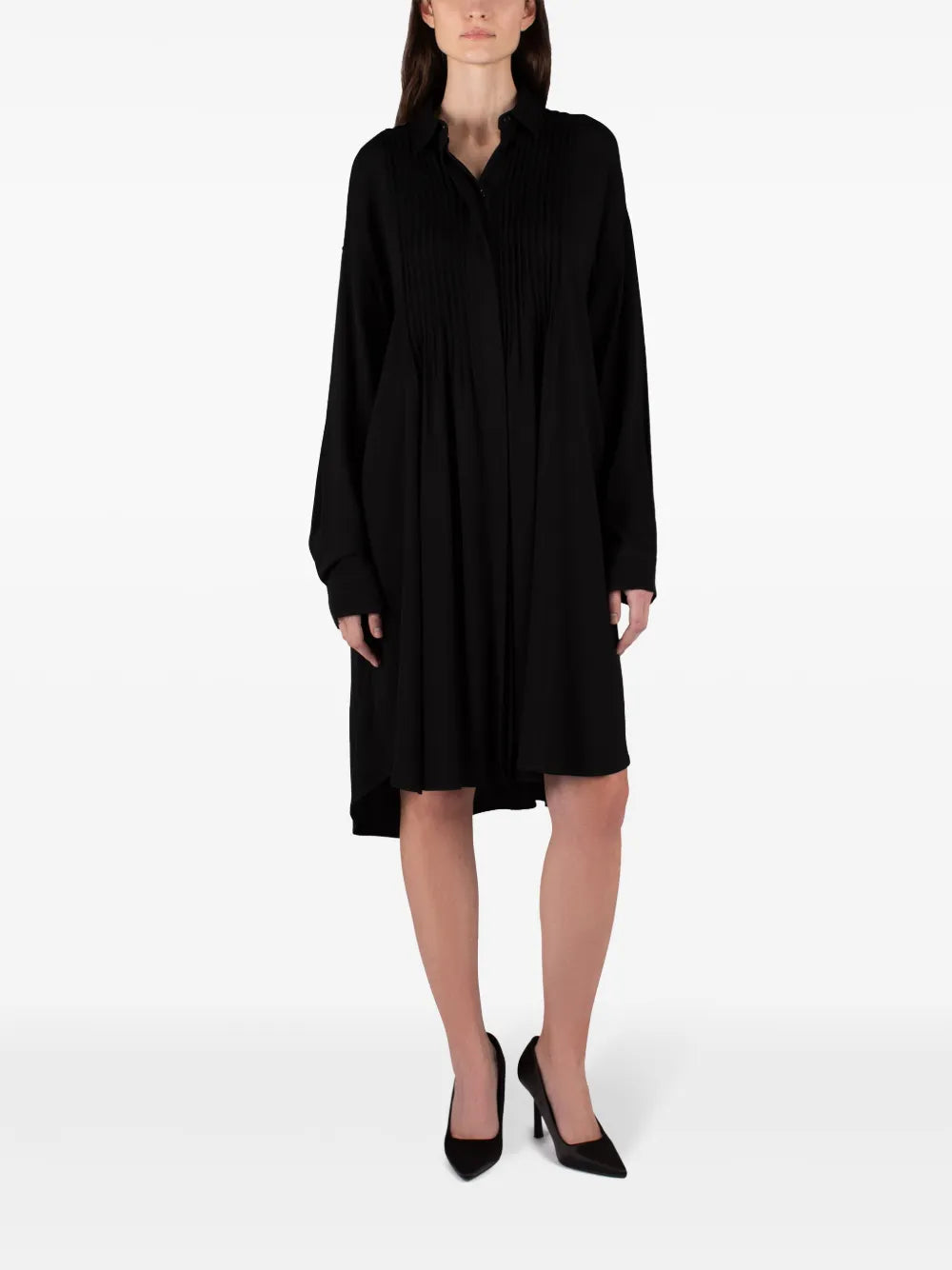 Ida Oversize Pleated Dress
