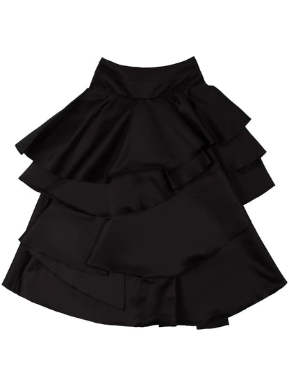Lottie Ruffled Midi Skirt
