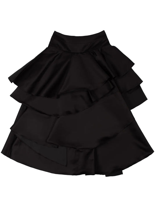 Lottie Ruffled Midi Skirt
