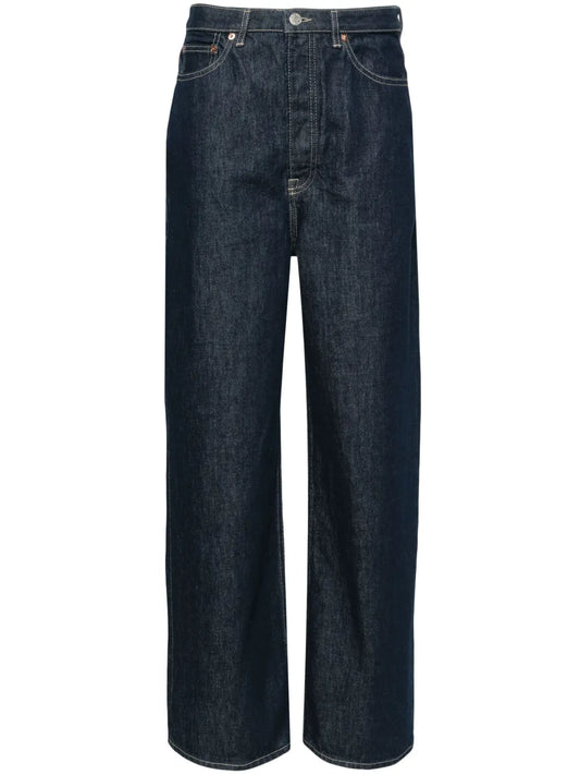 Shelly High-Rise Straight-Leg Jeans