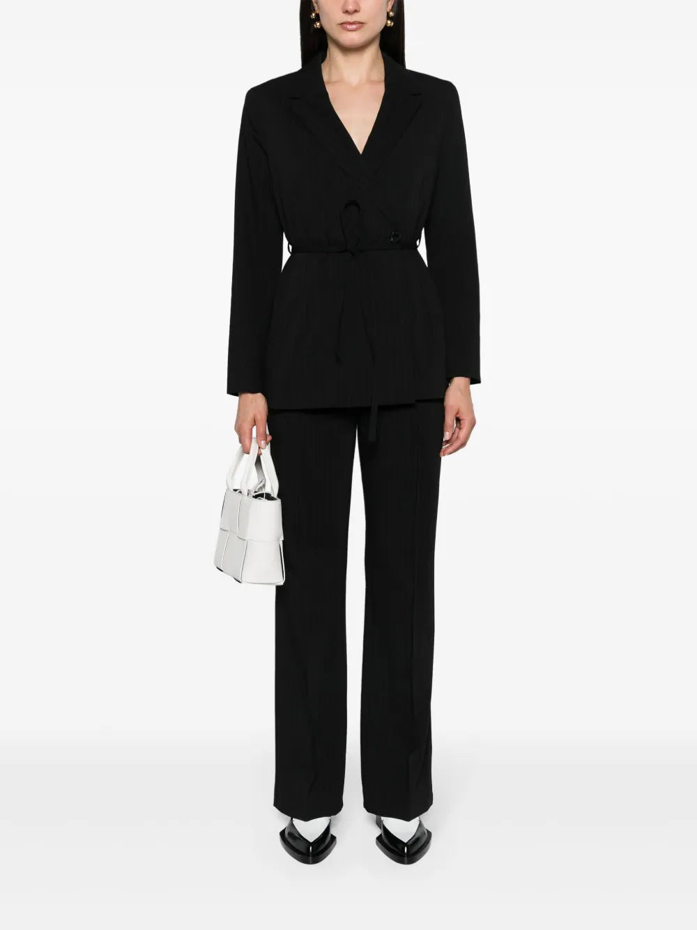 Salot Pinstripe Tailored Trousers