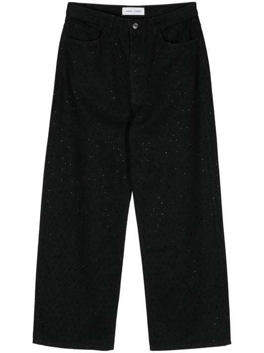 Shelly Mid-Rise Wide-Leg Jeans