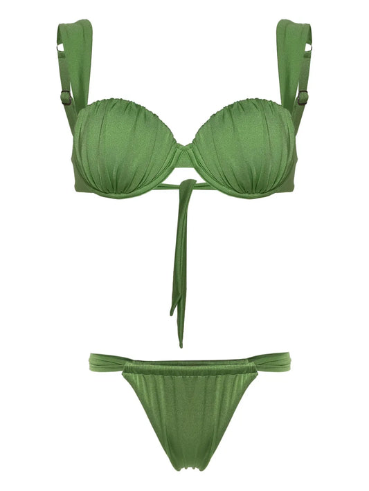 Cheeky Ruched Bikini Set