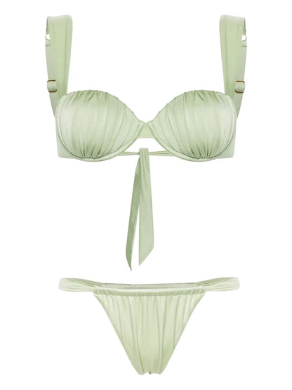 Cheeky Ruched Bikini Set