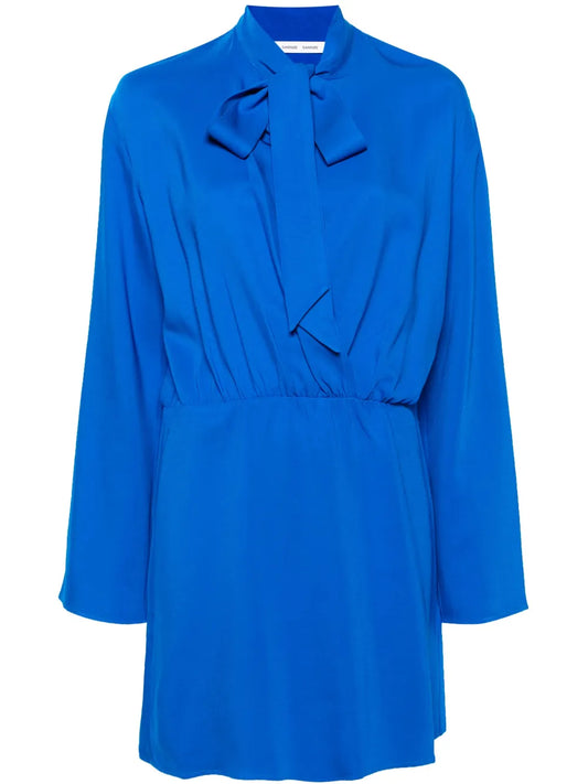 Samailey Tied-Neck Minidress