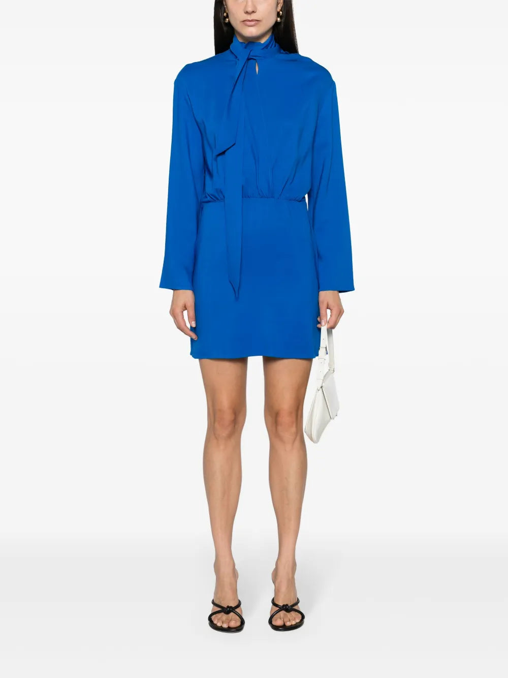 Samailey Tied-Neck Minidress
