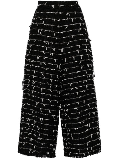 Tweed Cropped Trousers