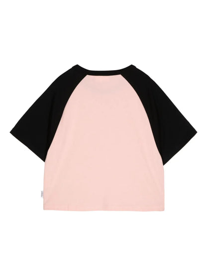 Logo-Print Colourblock T-Shirt