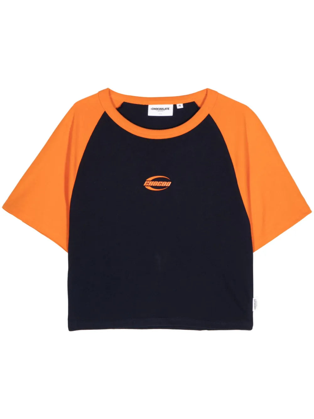 Logo-Print Colourblock T-Shirt