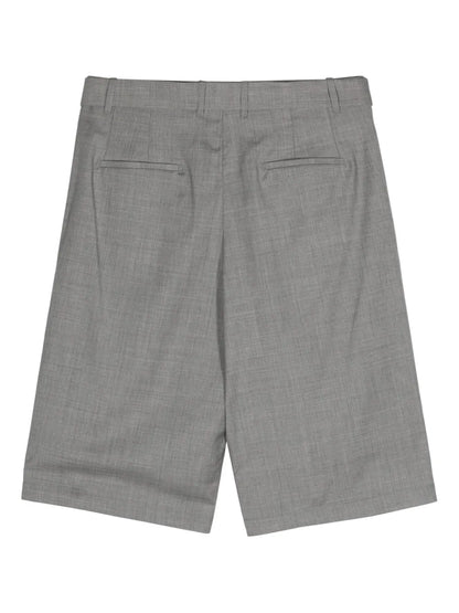 Cooper Wool Pleated Shorts