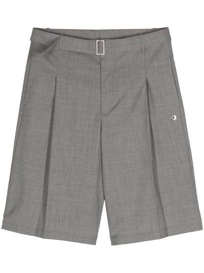 Cooper Wool Pleated Shorts