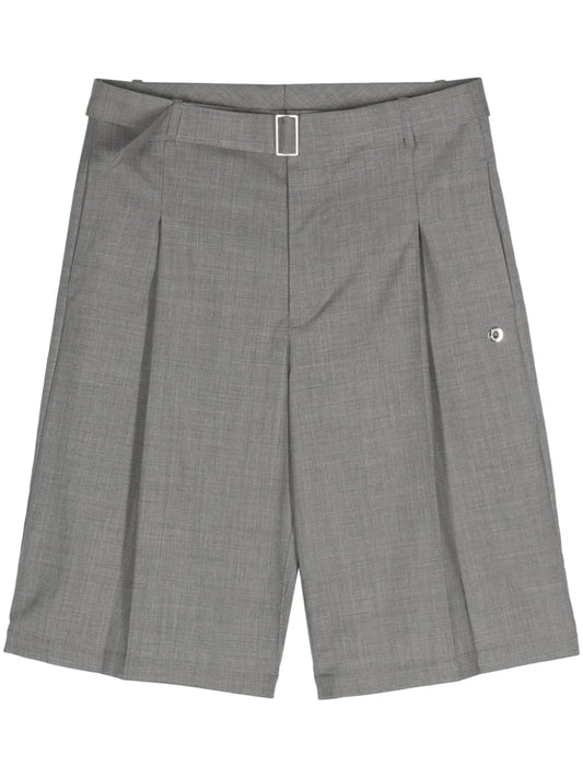Cooper Wool Pleated Shorts