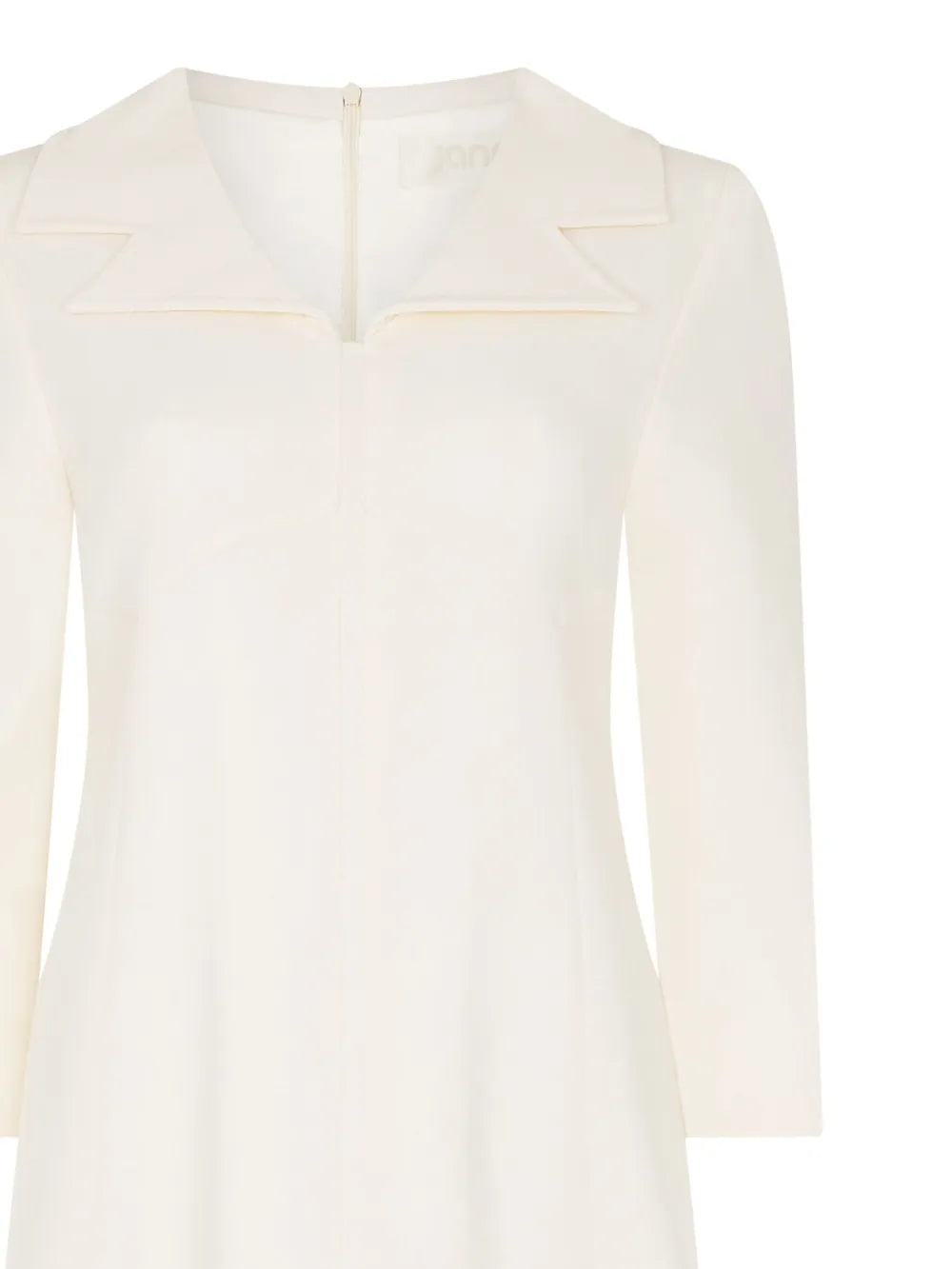 Tia Flared-Hem Wool Minidress