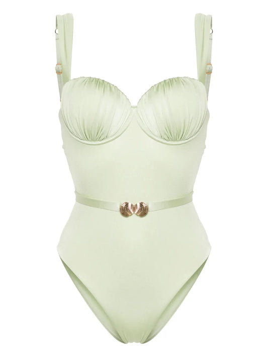 Balconette Ruched Swimsuit