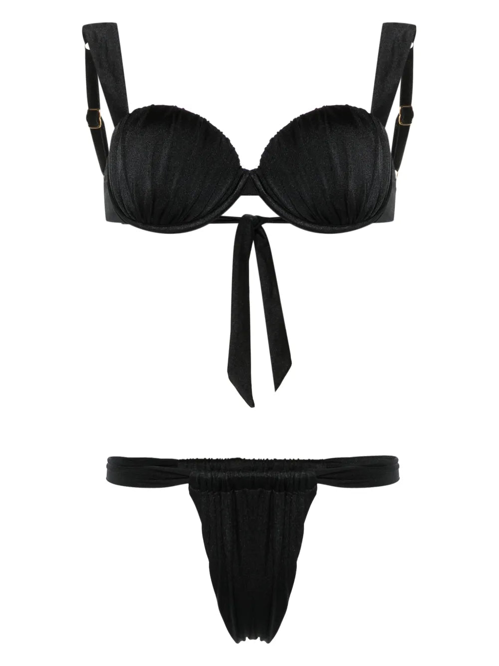 Ruched Balconette Bikini