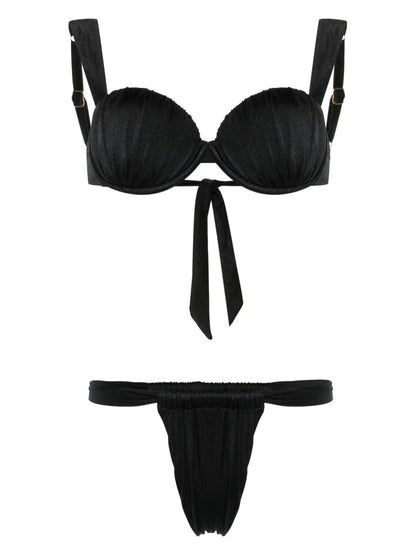Ruched Balconette Bikini