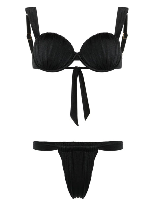Ruched Balconette Bikini