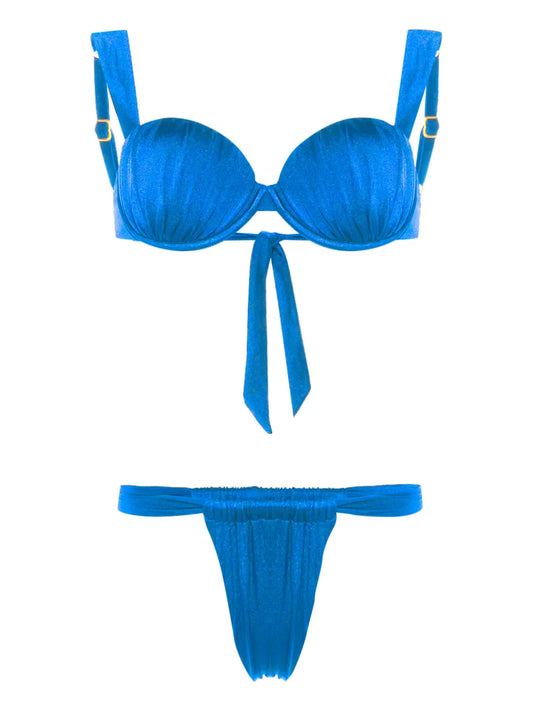 Ruched Balconette Bikini