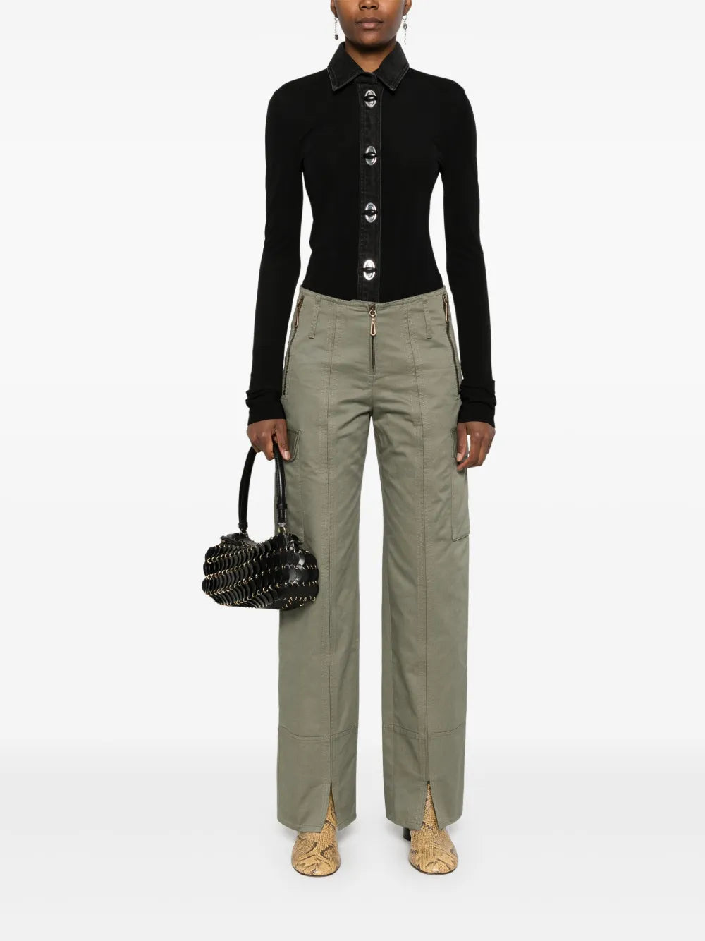 Straight-Leg Cargo Trousers