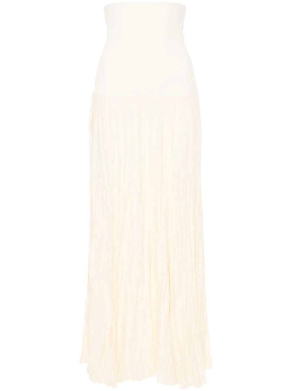 Light Sound Crinkled Midi Skirt