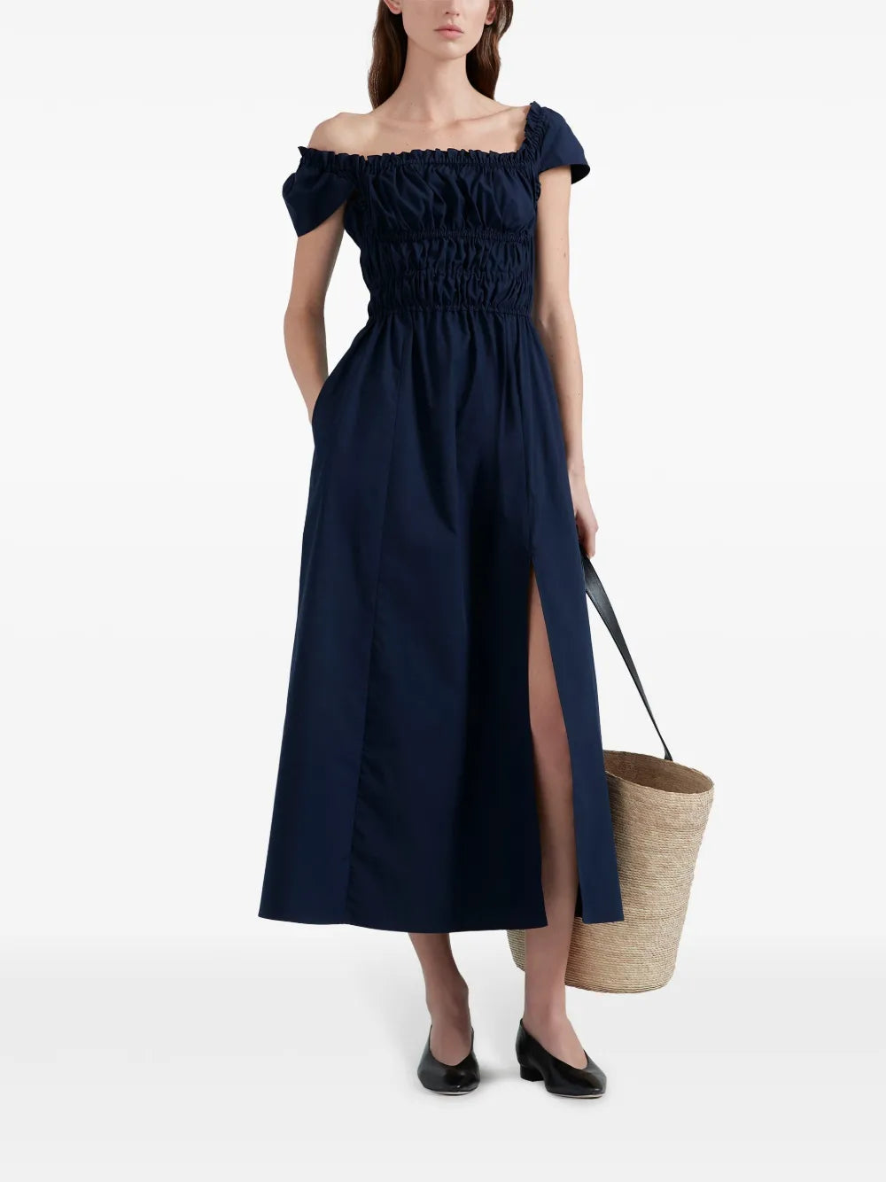 Lily Cotton Midi Dress