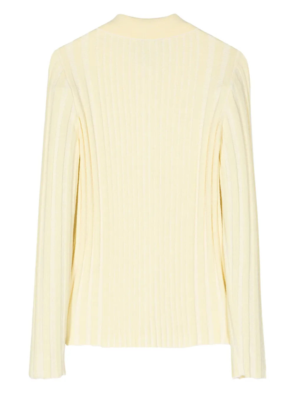 Baby Fox-Embroidered Ribbed Cardigan