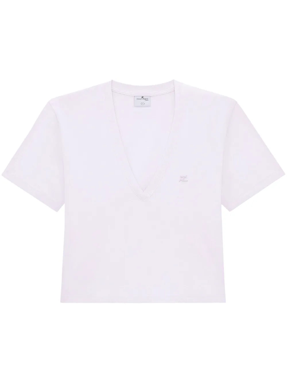 Logo-Appliqué Cropped T-Shirt