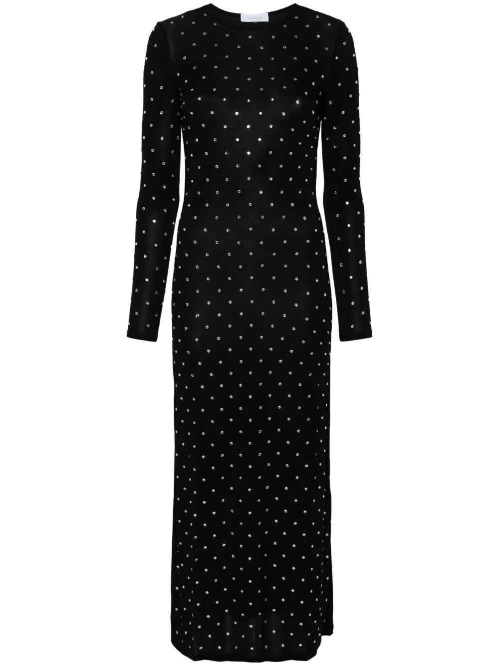 Crystal-Embellished Maxi Dress