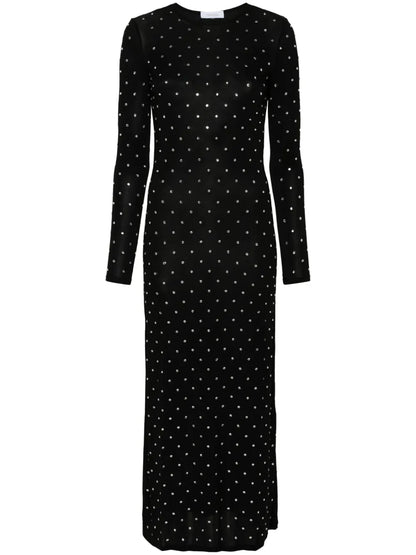 Crystal-Embellished Maxi Dress