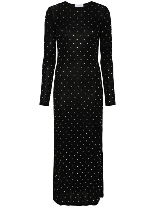 Crystal-Embellished Maxi Dress