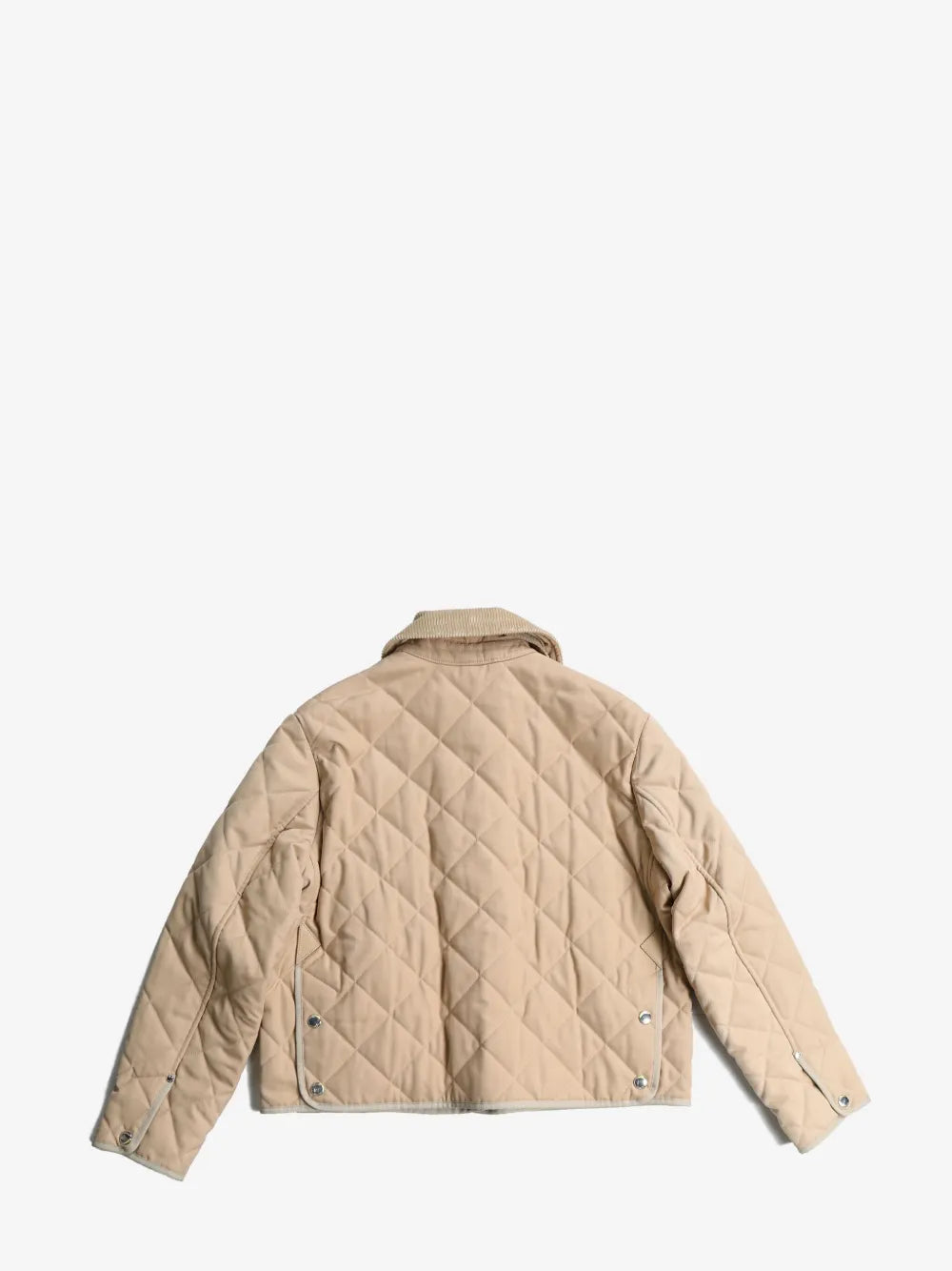 Quilted Classic-Collar Jacket