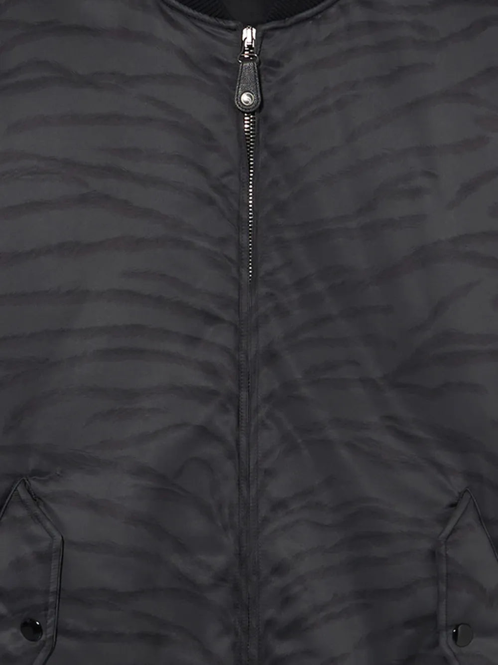 Tiger-Print Bomber Jacket