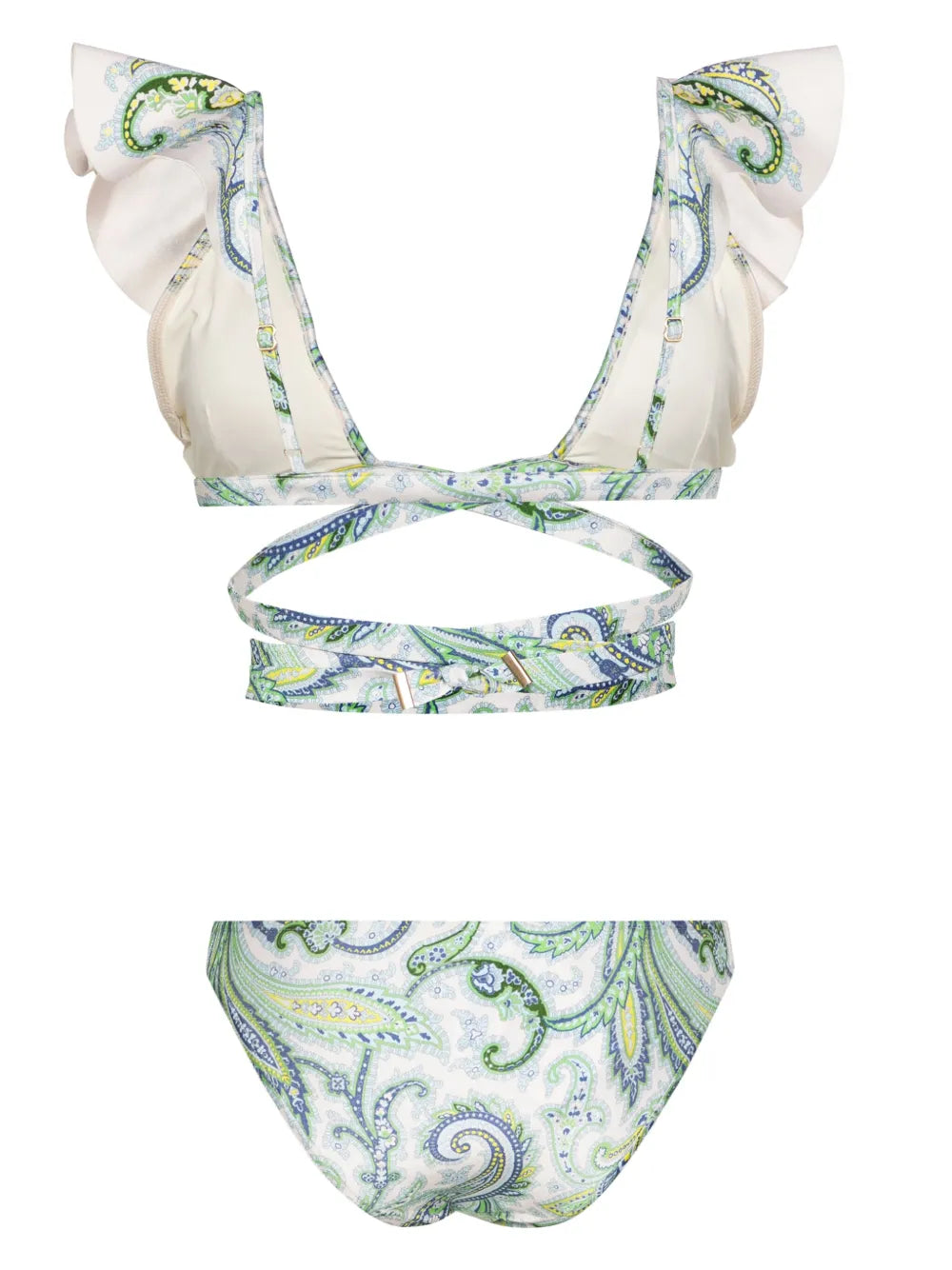 Ottie Ruffled Wrap Bikini