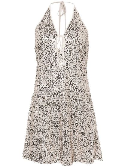 Sequinned Mini Dress