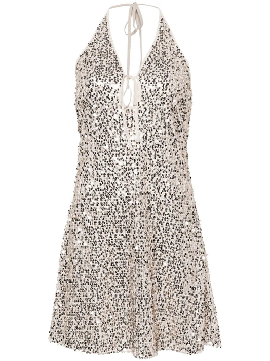 Sequinned Mini Dress