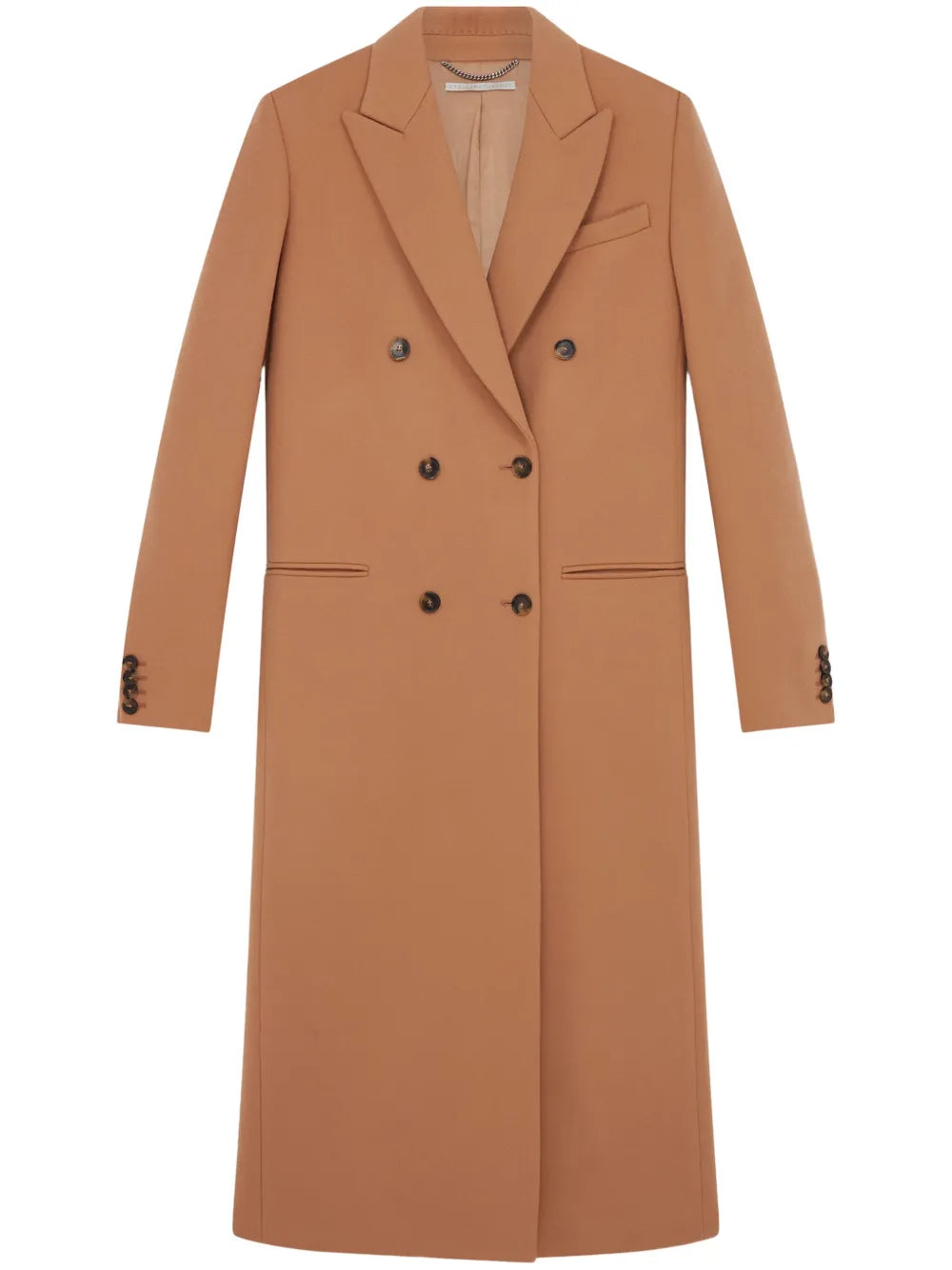 Notched-Lapel Wool Coat