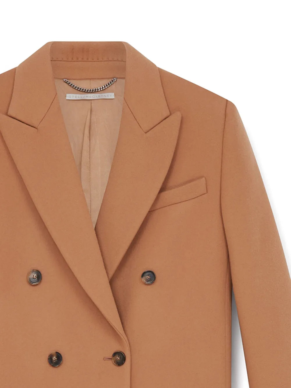 Notched-Lapel Wool Coat
