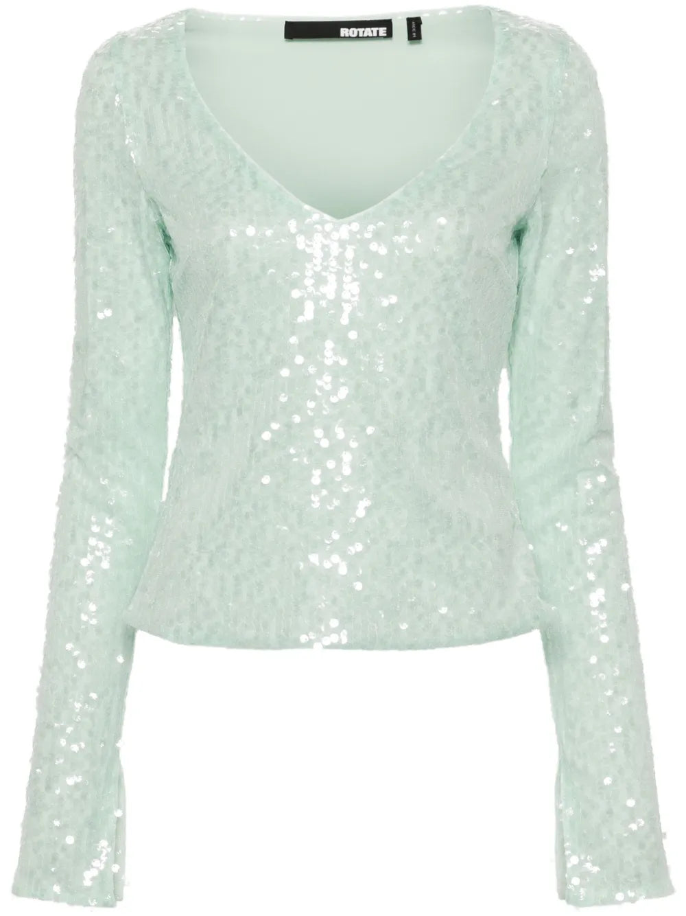 Sequinned Mesh Longleeved T-Shirt