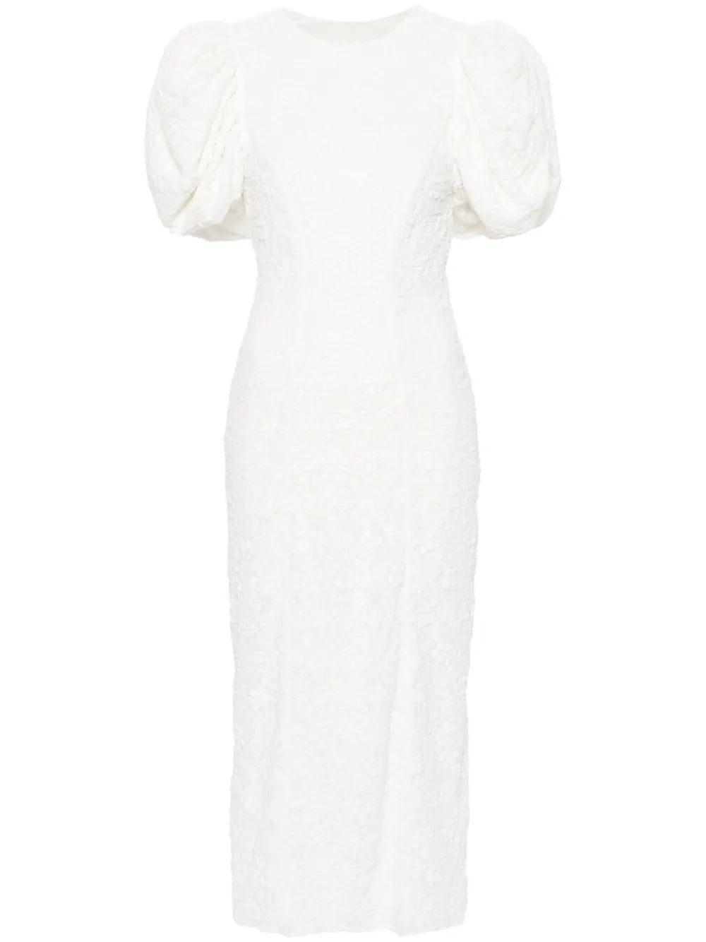 Floral-Lace Mesh Dress