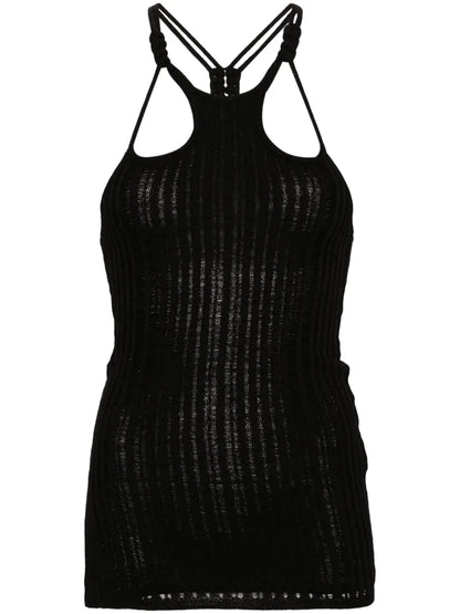 Debra Fine-Ribbed Tank Top