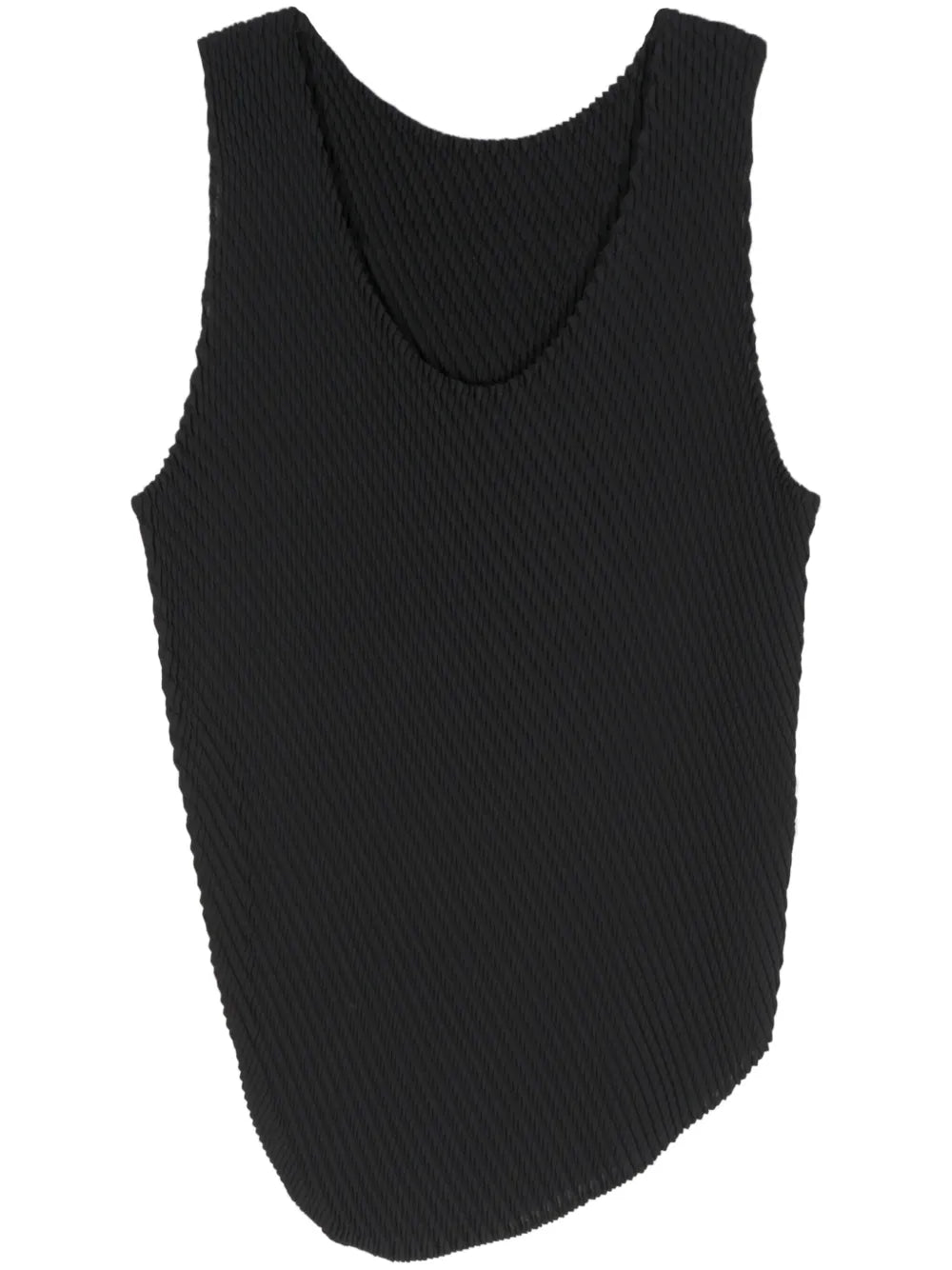 Plissé-Effect Tank Top