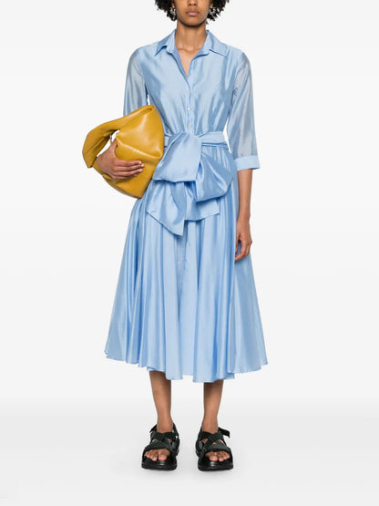 Flared Midi Shirtdress