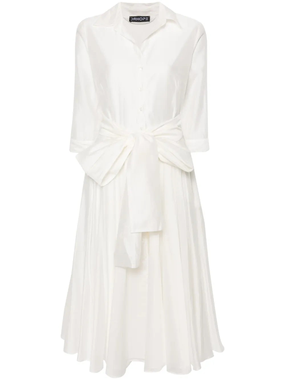 Flared Midi Shirtdress