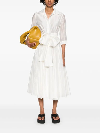 Flared Midi Shirtdress