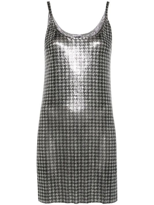 Houndstooth Mini Dress