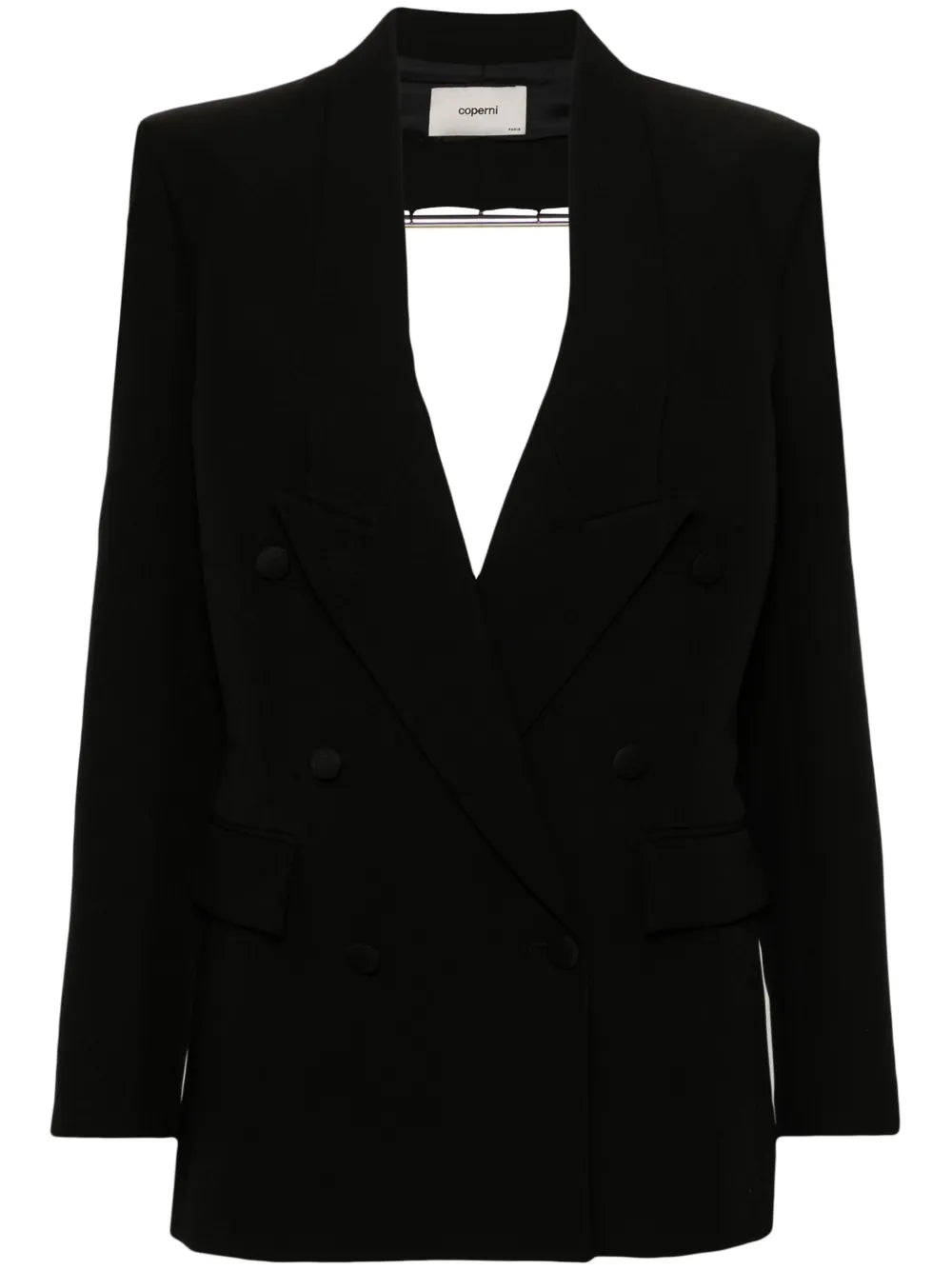Triangle-Detail Cut-Out Blazer