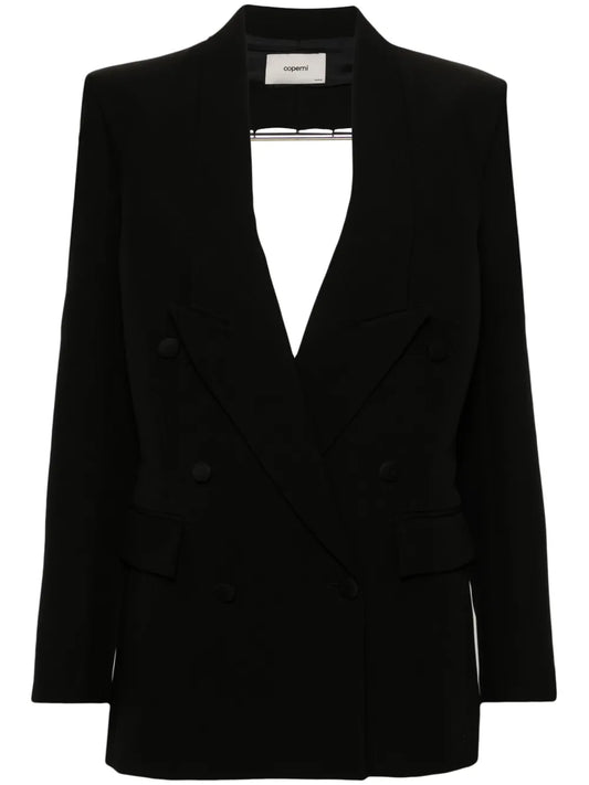 Triangle-Detail Cut-Out Blazer