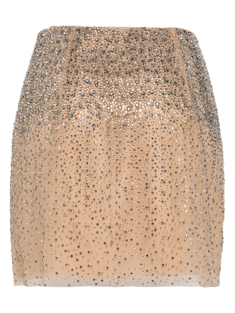 Crystal-Embellished Mini Skirt